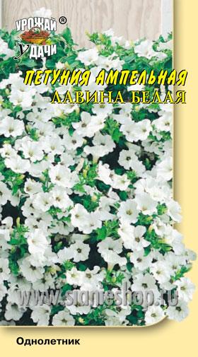 Семена цветов - петуния амп. лавина белая